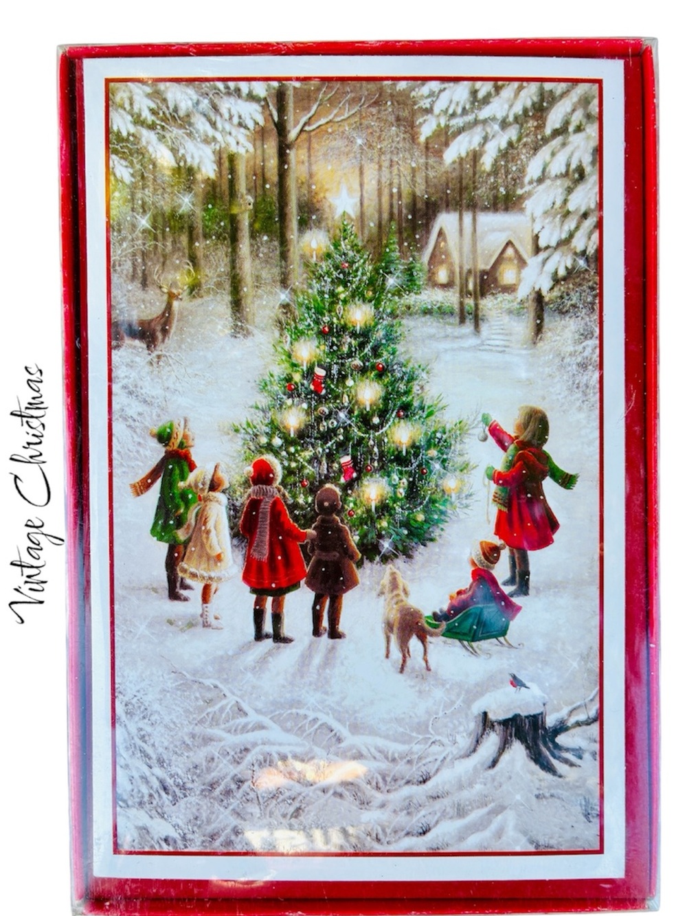 NWT Sealed American Greetings Christmas Cards 16 Ct Nostalgic Hazel Lincoln